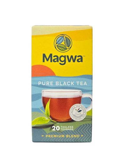 MAGWA Pure Black Tea – 20 tagless teabags