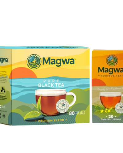 MAGWA Tea: Pure Black Tea and Pure Rooibos Tea